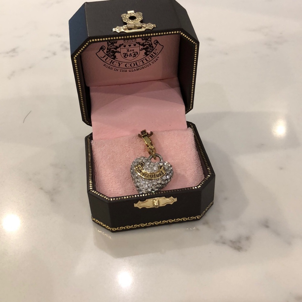 Juicy Couture Pave Heart charm